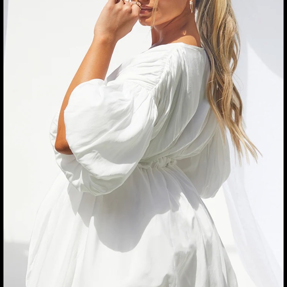 Puff sleeve baby doll dress - Picture 6 of 7